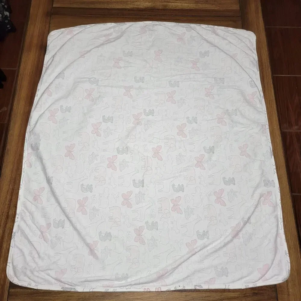 Set of 2 Carter's Receiving Blankets: Animals & Tiny Hearts - 31